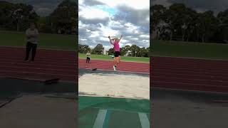 Stride jump training 🔥 | 📹: (TT) Brookeuschkuehl #Olympics