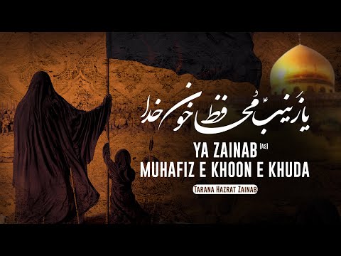 New Tarana Bibi Zainab | Ya Zainab Muhafiz e Khoon e Khuda | Mirza Hasan Mujtaba | Zainab Zainab s.a