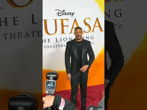 Actors Who Gave Voice In "Mufasa: The Lion King" are On Red Carpet At Movie Premiere.