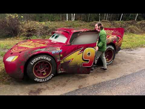 Lightning McQueen in Real Life Disney Cars Drift