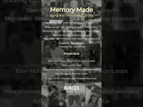 “Memory Made” Song Credits! #countrymusic #music ##musicrecording #newmusic #songwriter