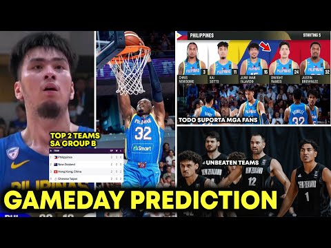 Gameday Prediction Gilas VS New Zealand. Kai Sotto Defense. Junemar Brownlee at gilas team hindi....