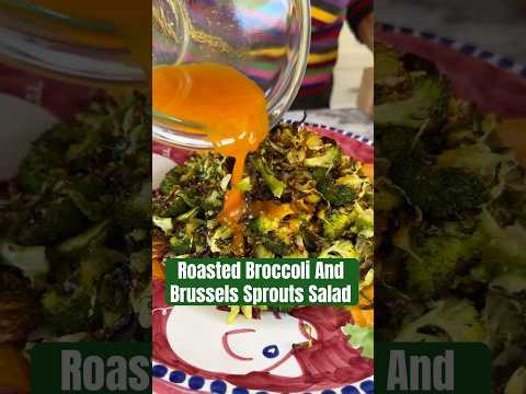 Roasted Broccoli and Brussels Sprouts Salad