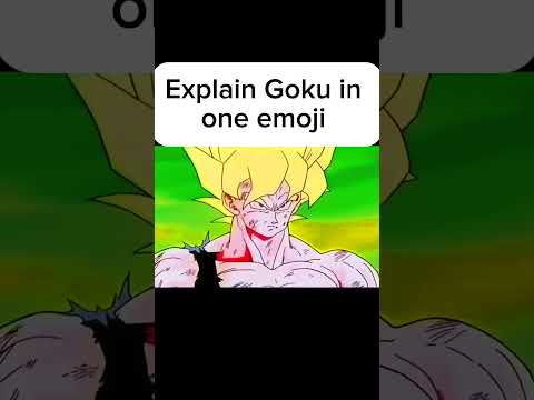 Explain Goku in one emoji #letsgo1k #goku #dragonball #pleasesupport #pleasesupport #dbz