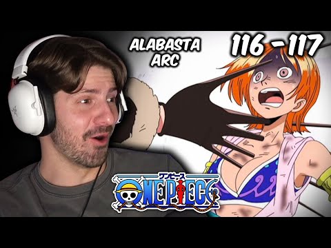 Straw Hats vs Baroque Works. ONE PIECE REACTION - Episodes 116-117 Alabasta Arc