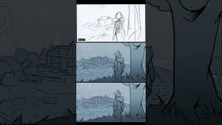 Runaway Kaeya Animatic | Process Preview  #genshinimpact #animationprocess #animatic #kaeya