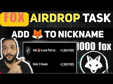 Fox Coin Airdrop Project | Fox Coin Listing || Foxs Airdrop Mining App|| Fox Coin Airdrop |