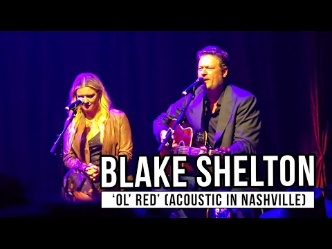 Blake Shelton Performs 'Ol' Red' Acoustic At Private Nashville Event (Nov. 2024)