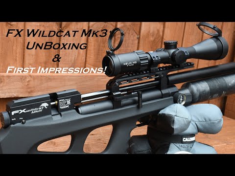 FX Wildcat Mk3 UNBOXING, A super short compact Bullpup hunting rifle without doubt!