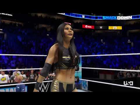 Smackdown - Tiffany Stratton VS Michin - WWE 2K24