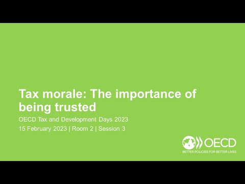 OECD Tax and Development Days 2023 (Day 1 Room 2 Session 3): Tax morale