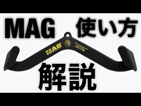 【筋トレ】MAGグリップの解説 ~前編~ ミディアムグリップ背中トレ