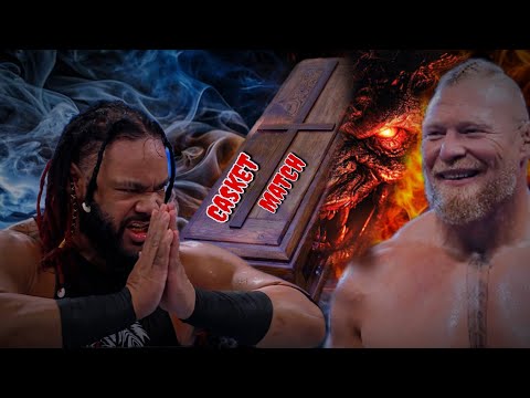 Brock Lesnar vs jacob fatu Casket Match in Smackdown Live Today | Highlights - WWE 2k24 GAMEPLAY