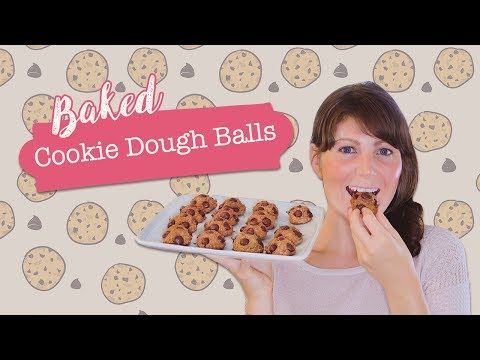 COOKIE DOUGH BALLS // HEALTHY WORKOUT SNACKS // 6 INGREDIENTS