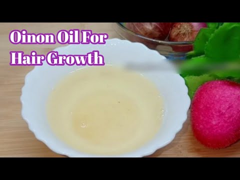 Onion Oil For Hair Growth |MAKE ONION HAIR OIL for faster hair growth and stop hair fall |Oinon Oil