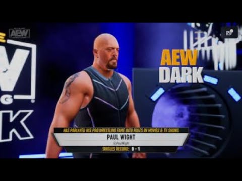 AEW DARK PAUL WIGHT DEBUT TO HELP MACHO T AGAINST RICKY STARK AND POWERHOUSE HOBB!!!!!!!!!!!!!