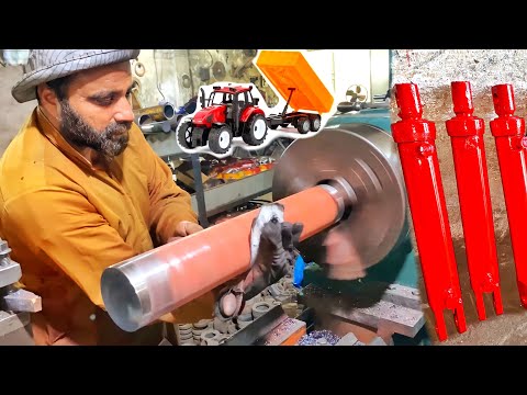 How Are Made Tractor Backhoe Loader HydraulicCylinder Manufacturing Process|