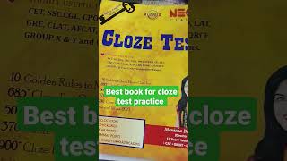 best book for cloze test practice #ssccgl #cpo