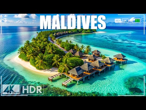 Maldives 4K - Scenic Relaxation Film With Calming Music - Video UltraHD