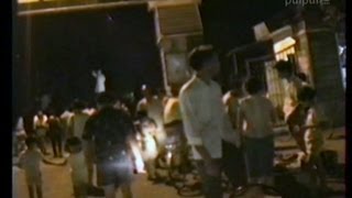 《福建1993》08 福州市内ドライブ(07) 夜もちゃりちゃり