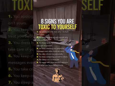 Signs You Are Toxic to Yourself #SelfAwareness #PersonalGrowth #PositiveMindset 🌱