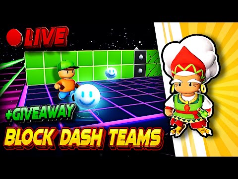 🔴 Block Dash Teams LIVE🔥| EU Server🌍 | Stumble Guys🥊| #stumbleguys #blockdash