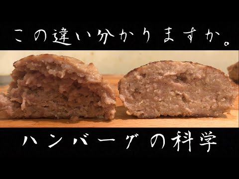 【分子調理学】ハンバーグってどうなっても正解やからマジで好み〜ハンバーグの科学