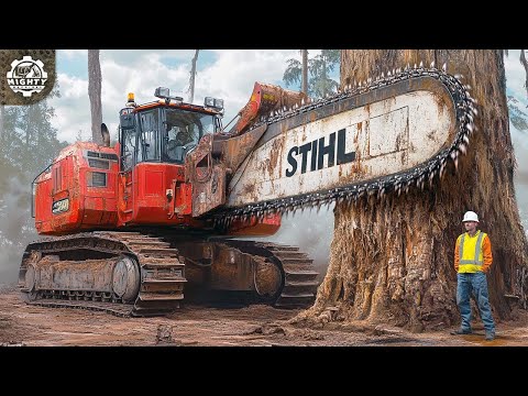 Extreme Dangerous Log Crushers And Heavy Duty Farming Equipment Machines!