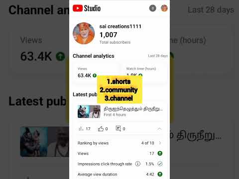 how to get 1000+subscriber on youtube  in tamil#shorts