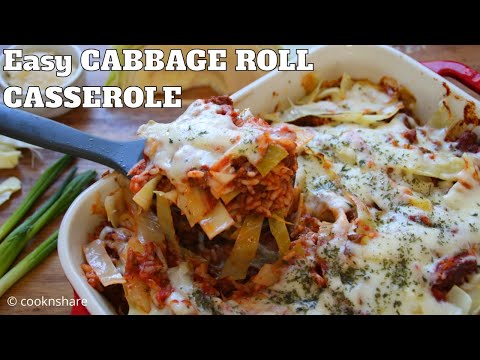 Budget-Friendly: Easy Cabbage Roll Casserole