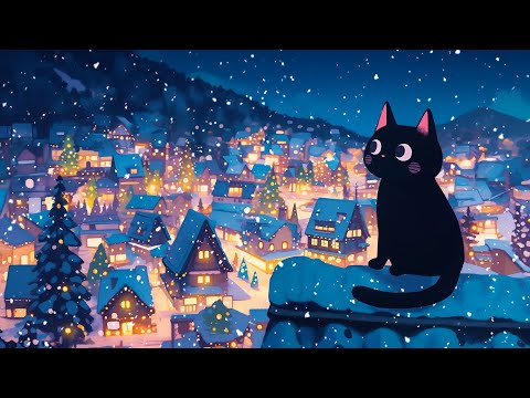 Snowy Christmas Village 🎅🎄 Lofi Beats for a Festive Mood ❄️