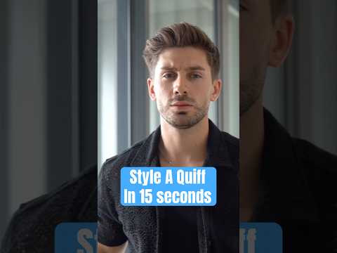 How To Style A Quiff in 15 seconds! #quiff #menshair