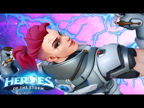 Zarya Has New Batteries! | Heroes of the Storm (Hots) Zarya Gameplay