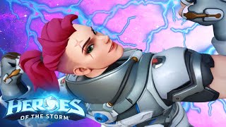 Zarya Has New Batteries! | Heroes of the Storm (Hots) Zarya Gameplay