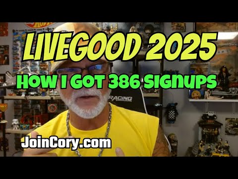 LIVEGOOD 2025: Secret Tips To Getting 386 Affiliate Signups