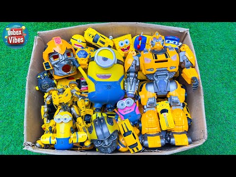 Satisfying with Unboxing BUMBLEBEE Transformers Toys & DESPICABLE ME Minions Toys