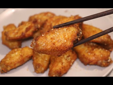 The ”garlic chicken wings” made in this way are delicious and strongly recommend!