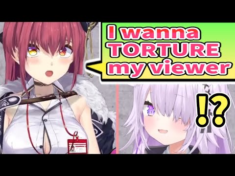 Marine Wants to Torture her Viewers [ENG SUB] Hololive Nekomata Okayu Houshou Marine