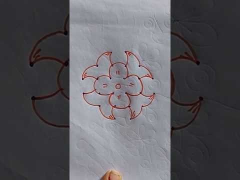 very easy and beautiful simple rangoli #viralrangoli #sampradhayamuggulu #shorts