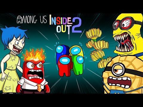 Among Us VS Despicable Me 4 Minions Characters | Inside Out 2 | Among Us Animation