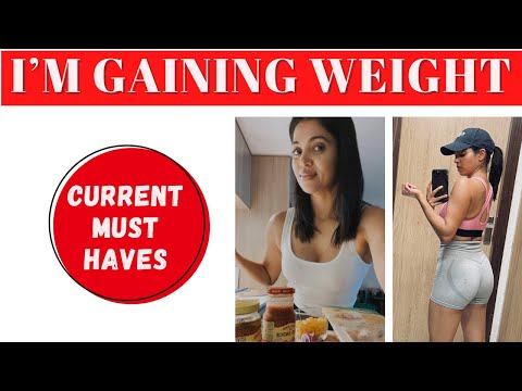 I am gaining weight AGAIN!!! 4 WEIGHT GAIN MUST HAVES for skinny girls to gain weight FAST