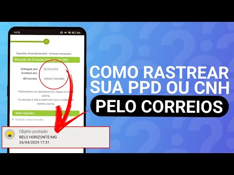 COMO RASTREAR CNH PELO APP DOS CORREIOS