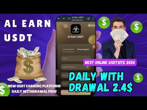 Ai Earn USDT platform earn money profit every day Best investment site