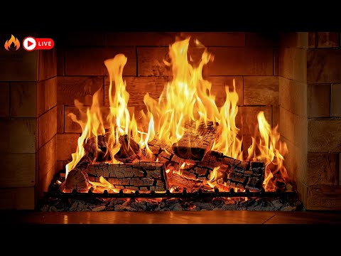 Cozy Fireplace Ambience 🔥 Relax with the Best Crackling Fireplace Sounds