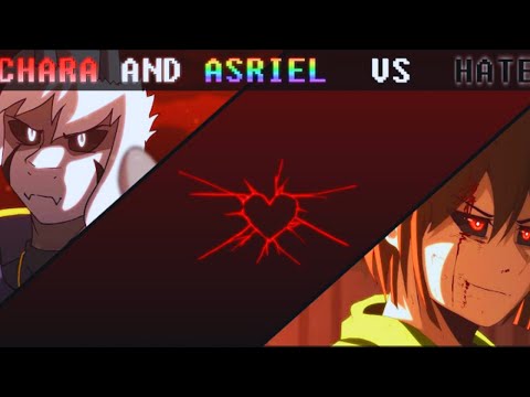 Chara and Asriel vs HATE 「Glitchtale AMV」| Skillet - I Want To Live