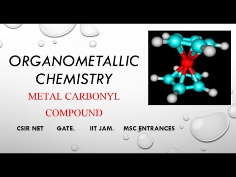 Metal carbonyl compounds organometallic chemistry Metal carbonyls in coordination compounds