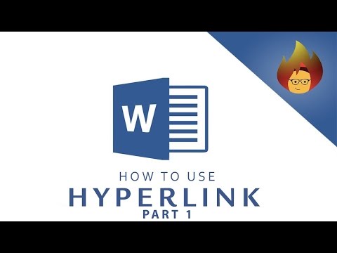 How to use HYPERLINK Part 1| MICROSOFT WORD 2016