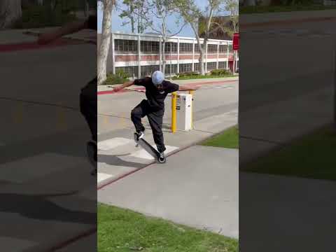 Lucas Rabelo unleashes a tornado with this buttery frontside 360 after a waist-high crook!