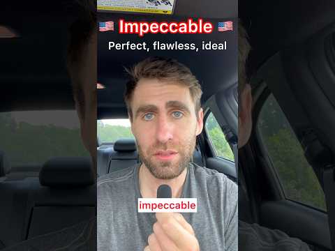 2 EXAMPLES of how to use “Impeccable” in English 🇺🇸