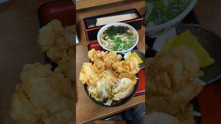 讃松庵 ボリューム抜群なミニうどんと親子丼・とり天 神戸市・地下鉄中央市場前駅 #神戸グルメ